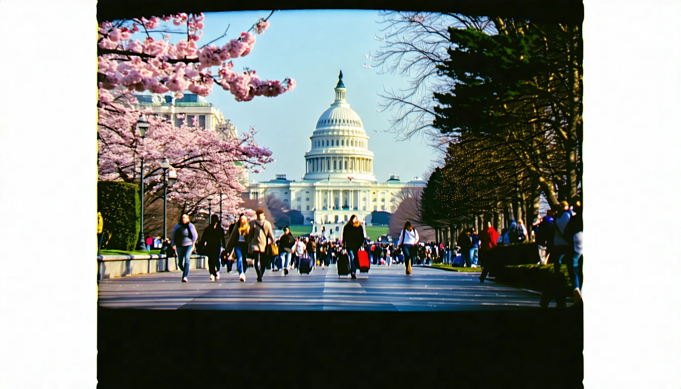 An article recounting a weekend trip to Washington DC, using classical Lorem Ipsum text to fill in details while referencing Cicero and the history of the passage.